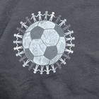 Umbro Black Beauty Soccer Graphic Girls Sweatshirt Pullover Medium Athletic Top