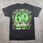 Indiana Sprint Car Dirt Track Racing Shirt Mens Medium Chad Boespflug Mean Green