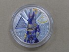 2023 Sierra Leone 2 Oz Silver Egyptian Gods  Anubis  colorized 