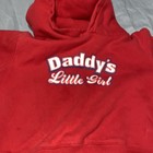 Baby Paragon  Daddy Girl Red Sweatshirt