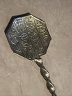 Egyptian Vtg Souvenir Spoon Collectible 1950s Hieroglyphics Pharaoh Bust A10-8