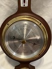 Vintage Taylor Mahogany Temperature Compensated Barometer Thermometer