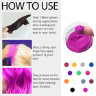 Hair Color Wax Cream Diy Hair Mud Dye Cream 5 Colors Modeling Cosplay