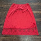 Vintage Vanity Fair Lot Of 2  Slip Skirt  Red white Gold Half Slips Medium Usa 