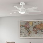 Hunter Fan 52 Inch Casual Fresh White Ceiling Fan With Led Light Kit And Remote
