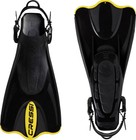 Diving Fins Cressi Palau Saf Black Yellow M L Swim Flippers Black Yellow