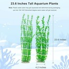 2 Tall Fish Tank Plants 23 6in Fakequarium Plant Seaweed Kit  1 A