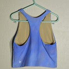 Old Navy Active Girls Sports Bra Lrg 10 12 Blue Powersoft Go-dry Lined Crop Top