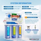 6 Stage 100 Gpd Dual Aquarium drinking Reverse Osmosis Water Filter System