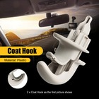 2x Coat Hook Buckle Fit For Dodge Ram 1500 2500 3500 2003 2004 2005 5ht25tl2ad