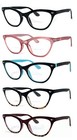 New Womens Retro Cat Eye Frame Bifocal Reading Glasses Spring Hinges