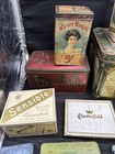 Lot Of 20 Vintage Tobacco Tins Great Instant Collection Good Graphics