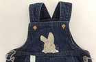 Vintage Peter Rabbit Denim Overalls 0-3 Months Perfect For Easter 