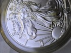 2017 Silver Eagle  1 First Day West Point Strike 999 Silver Pcgs Ms70 Gold Label