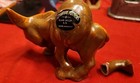 Rare Rushmore Pottery Donkey Burro Figurine Original Sticker Broken Leg