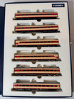      Nice  Tomix 101780 N Scale Train Set Jnr With Case Electric Car 6 Cars    