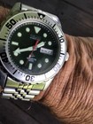 Seiko Kinetic Skj-031p  rare Green Dial   One Owner