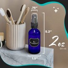 Nevlers 2 Oz Cobalt Blue Glass Spray Bottles  set Of 48    Includes Funnel