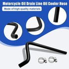 Motorcycle Oil Drain Line Oil Cooler Hose Line Fit For Harley Sportster Xl 883