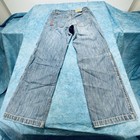 Vtg Icon Motorsports Victory Pants  Jeans Mens 34 Button Fly Biker Denim Riding