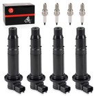 Ignition Coils Stick W  Spark Plug For Yamaha Yzf R6 2003-2005 Yzf R6s 2006-2009