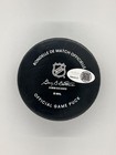 Florida Panthers Stanley C  Panther Signed Official Game Puck Jsa Witnessed Coa