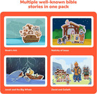 4 Pack Felt Board Bible Stories Set  Flannel Board Stories Include Noah s Ark  J