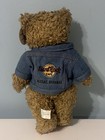 Hard Rock Cafe Collectible Bears Nassau Bahamas Jean Jacket 12    Bear Plush