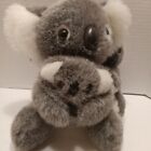 Aussie Bush Toys Gray Koala Bear With 2 Babies Plush Animals Vintage 
