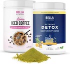 Bella All Natural Pi  a Probiotics Iced Coffee  Detox Pineapple Skinny Drink Mix