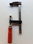 Vintage Bar Clamp 50x150 Red Handle Metal Woodworking Tool Antique 