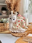 Handmade Crochet Snail Plush  Amigurumi Snail Toy  Cute Stuffed Animal  Kawaii P