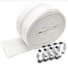 Water Discharge Backwash Pool Hose 3  In Inch X 100 Ft Lay-flat Drain Pump White