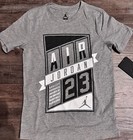 Nwt Nike Jordan Boys Ysm Gray black white Shorts Set Small