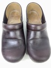 Dansko Brown Leather Professional Clogs Shoes Womens Size 39 8 5 9