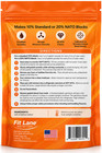 Ballistic Gel Powder 2 Lbs - Gelatin Mix For Blocks  Targets And Dummys