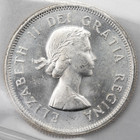 Canada 1961 25 Cents Quarter Silver Coin - Iccs Ms-64
