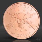 1 Oz Liberty Or Death Copper Round 2025  999 Fine Copper Bullion 1 Avdp Ounce