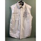 Harley Davidson Motorcycle Genuine Men White Sleeveless Vest Shirt Black Logo L