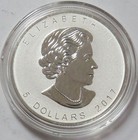 2017 Silver Canada  5 Maple Leaf Rooster Privy 1oz In Capsule