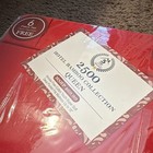 Hotel Bamboo Collection 2500 Queen 6-piece Solid Red Cotton Sheet Set