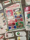 Vtg Christmas Gift Tags Lot Stickers Hang Tags Unused Crafts Junk Journaling