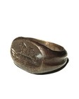 Rare Wearable Artifact  Ancient Roman Bronze Intaglio Ship Seal Ring Men Sz 10 5