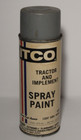 New 1970s Old Vintage Itco Gray Paper Label Spray Paint Can Kansas City Missouri