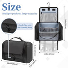 Hanging Travel Toiletry Bag For Men  Large Hygiene Bag Organizer