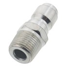 50 Pack Pressure Washer 3 8  Male Npt To Quick Connect Plug Zinc Coupler