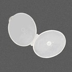 200 Clear Cd Dvd R Disc Clam C Shell Pp Poly Plastic Storage Case 5mm With Lock