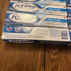 Super Poligrip Denture Adhesive Cream Ultra Fresh Minty Flavor 2 4 Oz 16 Boxes