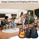 Ktaxon Full-size Acoustic Electric Guitar With Amp portable Bag