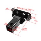 Steel Trailer Hitch Receiver 2  Attachment For Polaris Ranger 1000 Xp 2018-24